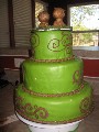 2010 09 25 - Owl Wedding Cake