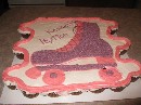 2010 10 24 - Roller Skate Cupcake Cake