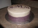2010 10 29 - Monogram Wedding Shower Cake