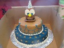2011 11 05 - Owl Birthday Cake